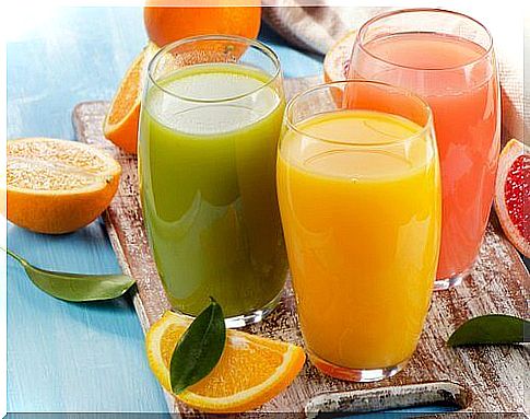 Fresh juices not for breakfast