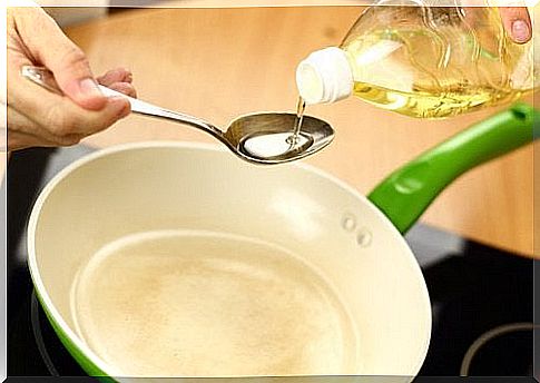 Spoon in pan