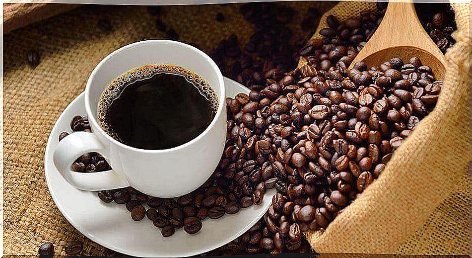 Coffee beans or ground coffee are great for removing musty smells in enclosed spaces.