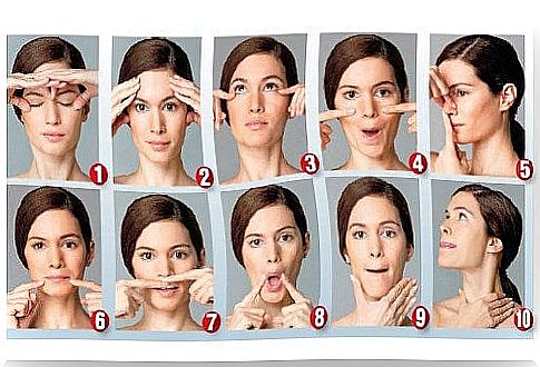 Facial exercises for a younger look