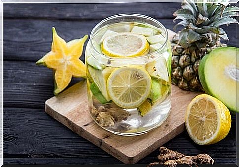 Lemon water