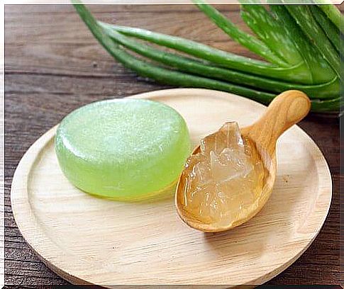 Aloe soap