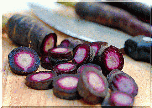 Purple carrots for your health