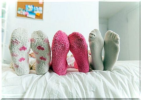 different sleeping socks