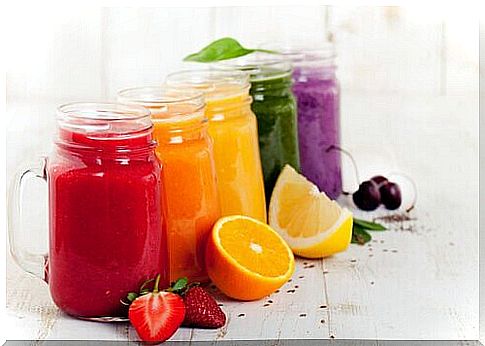 Benefits of smoothies - colorful smoothies