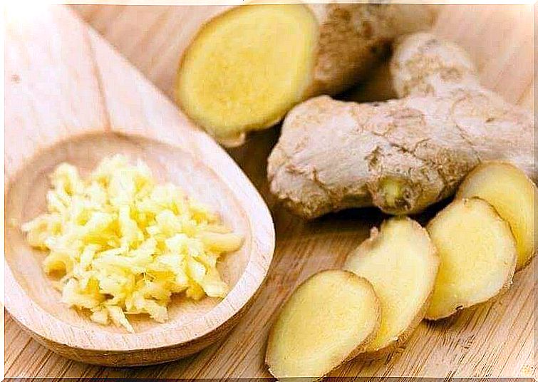 Ginger used to treat back pain